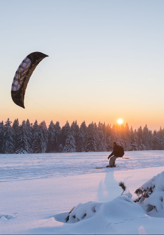 Snowkite-champ-du-feu