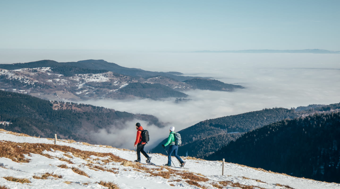 Randonnée raquettes dans le Massif des Vosges