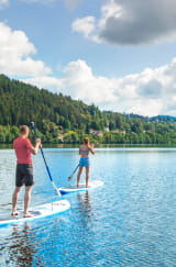 Paddle sur le lac de Gérarmder
