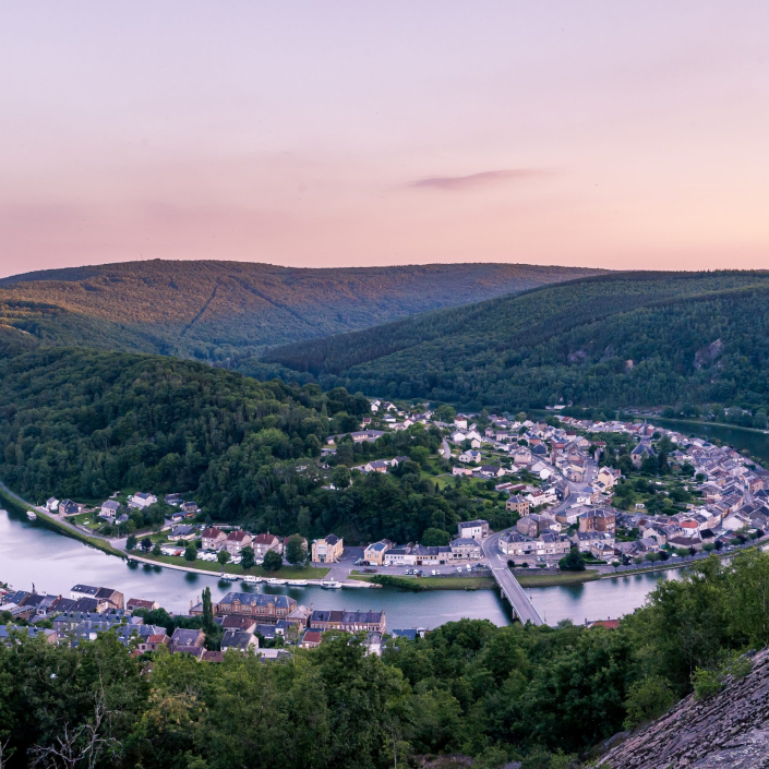 Point de vue Monthermé - coucher de soleil