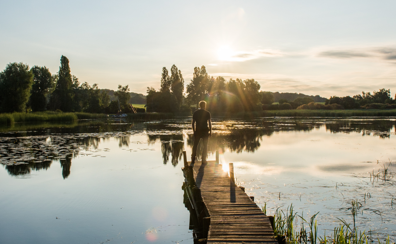 Etang du Stock ponton