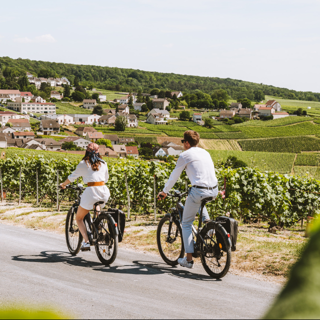 Balade en vélo électrique
