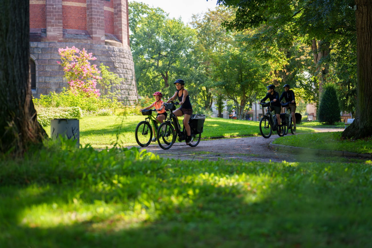Vélo en famille