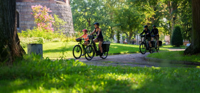 Vélo en famille
