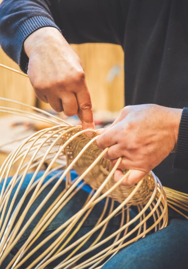 Atelier de vannerie