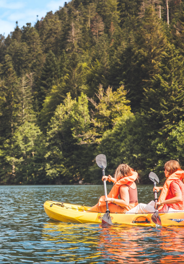 Activités nautiques sur le lac de Longemer