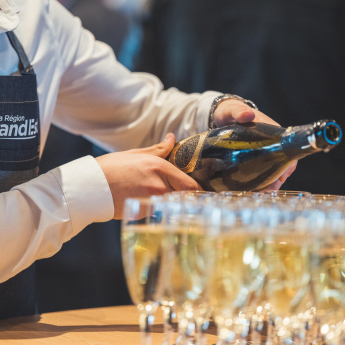Service flute de champagne