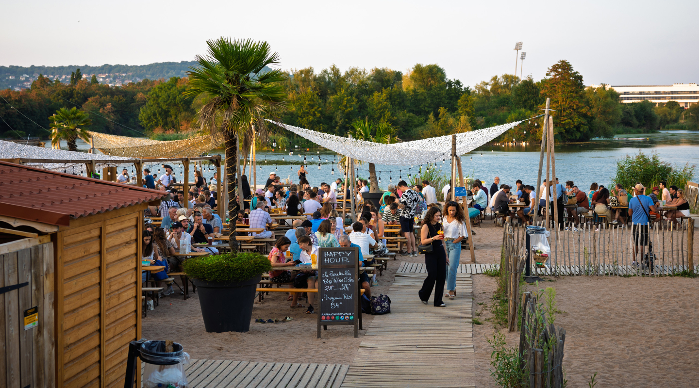 Guinguette sur la Plage des 2 rives - Nancy