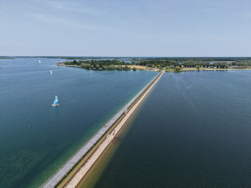 lac du Der vue aérienne