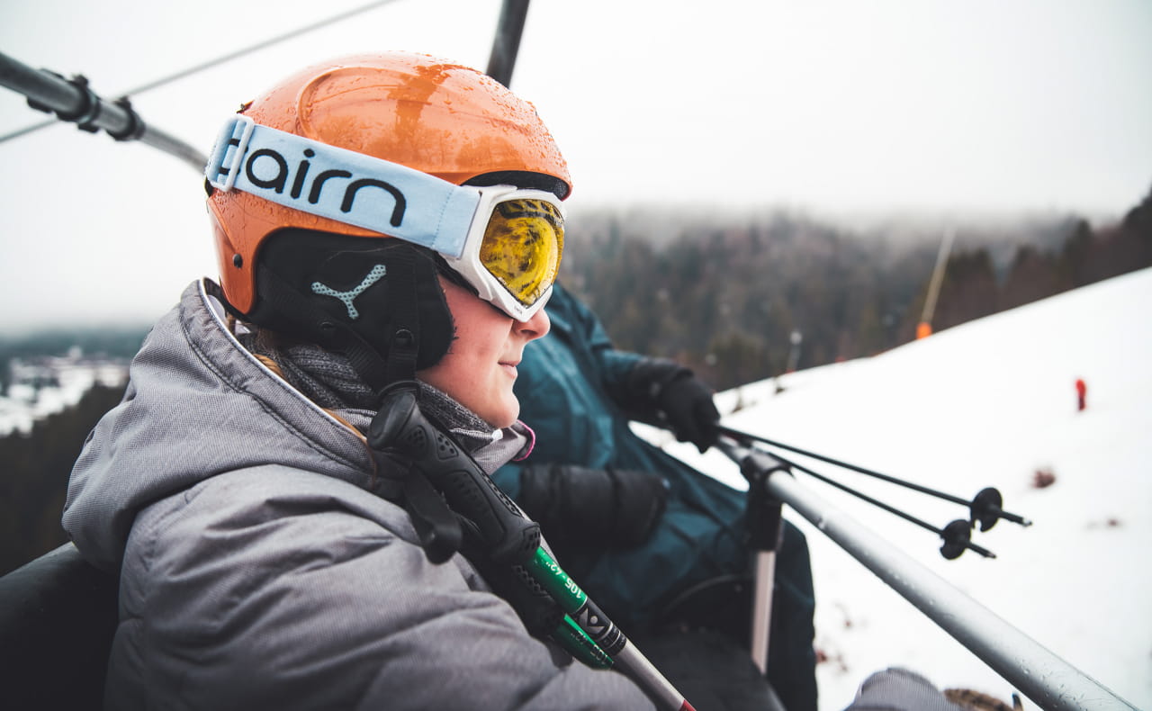 Skier en famille